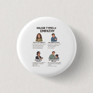 Arten von Empathie-Psychologie-Button Button