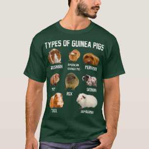 Arten von Guinea Schweinen, die für die Guinea Sch T-Shirt