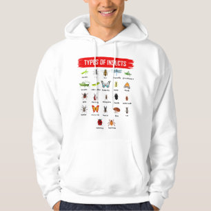 Arten von Insekten Wissenschaft Käfer für Kinder I Hoodie