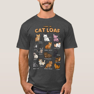 Arten von Katzen-Laib Kute Katzen Kawaii Katzen Ka T-Shirt
