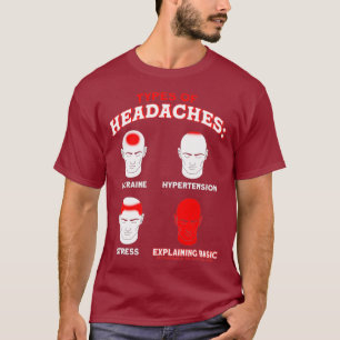 Arten von Kopfschmerzen, die die Grundökonomie erk T-Shirt