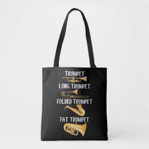 Arten von Trumpets Player Music Instrument Musiker Tasche