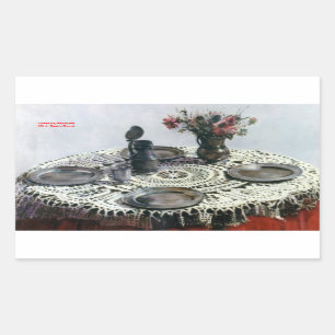 Artesanía/Handcraft Rechteckiger Aufkleber