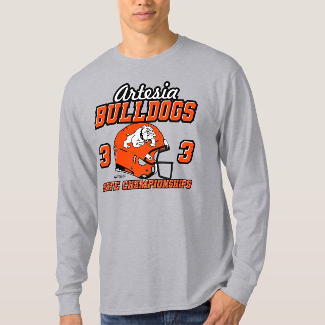 Artesia Bulldogs 33 State Championships T-shirt (Vorderseite)