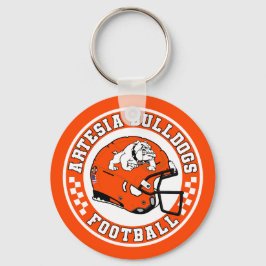 Artesia Bulldogs Football Roundel Keychain Schlüsselanhänger