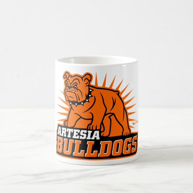 Artesia Bulldogs Logo-Tasse Kaffeetasse (Mittel)