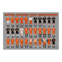 Artesia Bulldogs State-Championats-Uniform-Poster