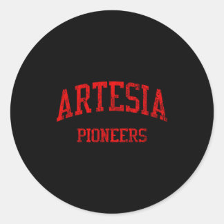 Artesia High School Hs Lakewood Runder Aufkleber
