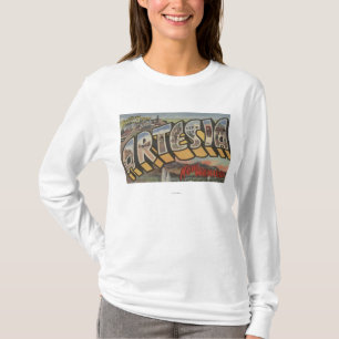 Artesia, New Mexiko - große Buchstabe-Szenen T-Shirt