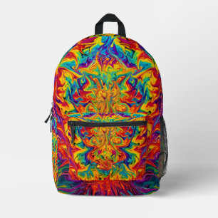 ARTFLOWS FARBEN BEDRUCKTER RUCKSACK
