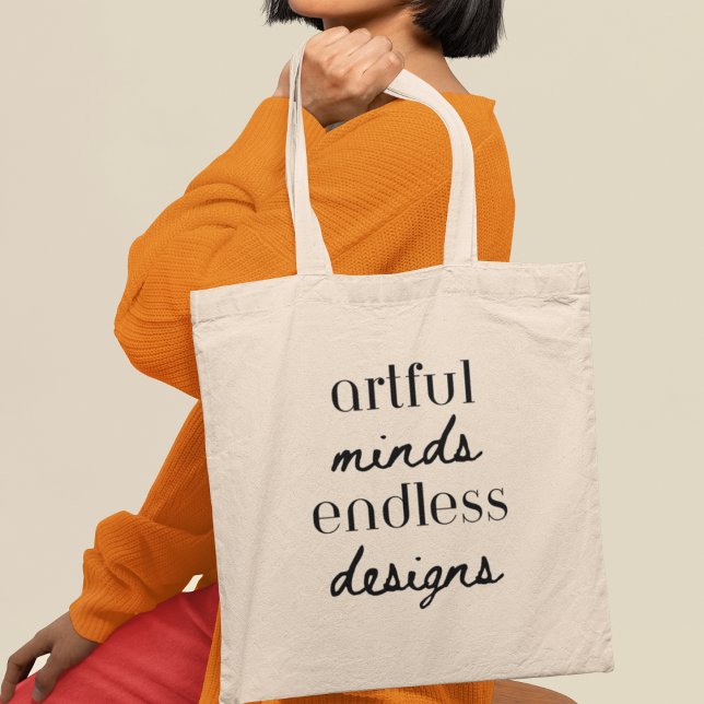 Artful Minds Endlose Designs Coole Kunstgeschenke Tragetasche (Shop now and carry your artful mind wherever you go!)