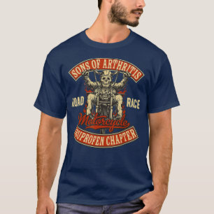 Arthrite Biker gang de motocyclettes T-Shirt