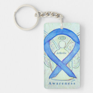Arthritis Angel Awareness Ribbon Schlüsselanhänger