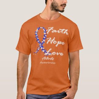 Arthritis Awareness Faith Hope Liebe in dieser Fam T-Shirt