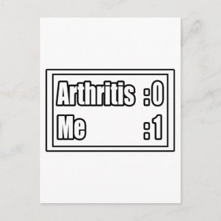 Arthritis Scoreboard Postkarte