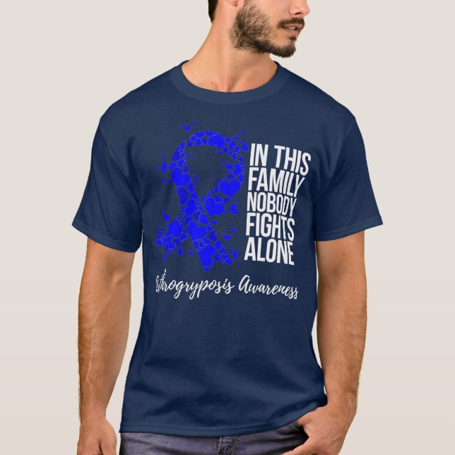 Arthrogryposis-Bewusstsein der Familie T-Shirt (Vorderseite)
