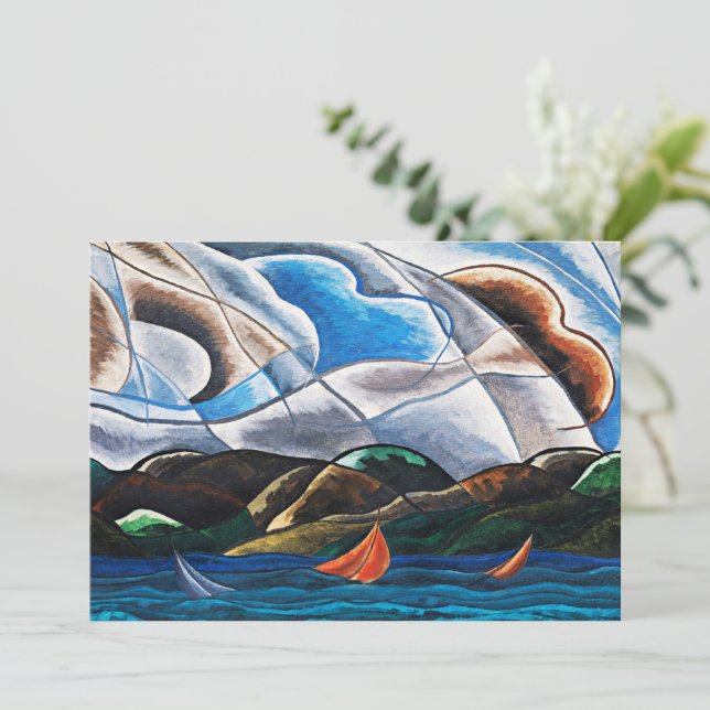 Arthur Dove, Wolken und Wasser (Stehend Vorderseite)