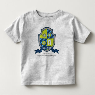 Arthur Jungs Name & Bedeutung Ritter Schild Kleinkind T-shirt