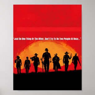 Arthur Morgans Zitat Poster