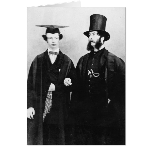 Arthur Munby und sein Vater, c.1851 (Vorne)