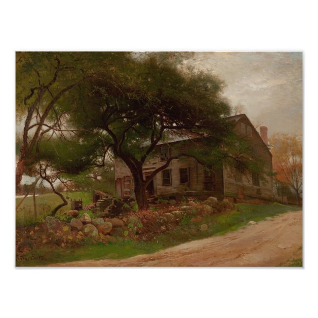 Arthur Parton - Altes Bauernhaus in Catskills Fotodruck (Vorne)