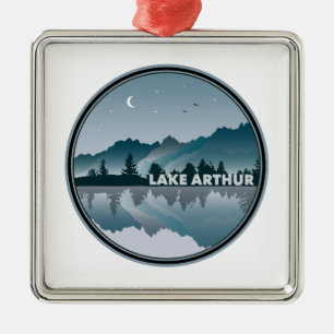 Arthur-Pennsylvania-Reflektion Ornament Aus Metall
