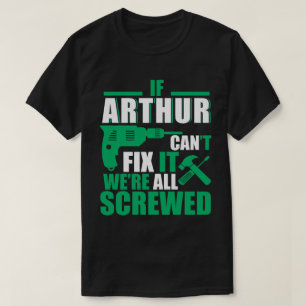 Arthur peut fixer tout le T-shirt drôle