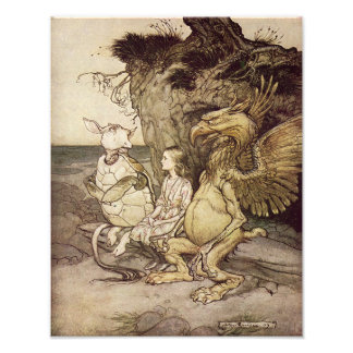 Arthur Rackham 1907 "Das ist neugierig" Print Fotodruck