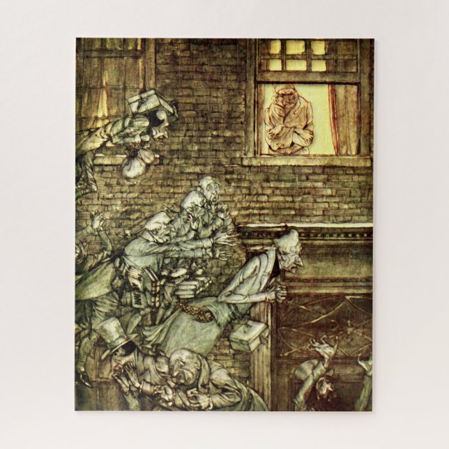 Arthur Rackham - A Christmas Carol - Geister (Vertikal)