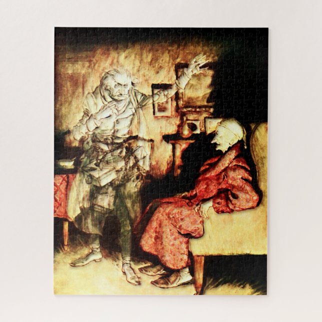 Arthur Rackham - A Christmas Carol - Scrooge (Vertikal)