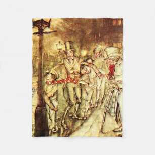 Arthur Rackham - A Christmas Carol - Street Fleecedecke