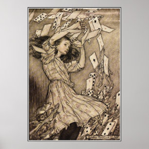 Arthur Rackham Alice im Wunderland Poster