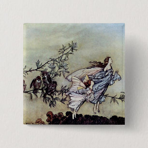 Arthur Rackham Buchkunst Peter Pan Fairies Button