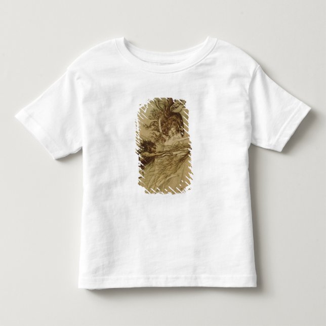 Arthur Rackham | Die Rhinemaidens von Alberich Kleinkind T-shirt (Vorderseite)