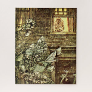 Arthur Rackham - Ein Weihnachtslied - Geister
