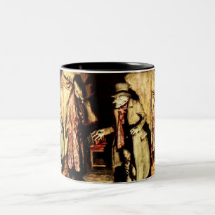 Arthur Rackham - Ein Weihnachtslied - Mürrisch Zweifarbige Tasse