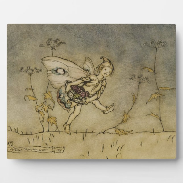 Arthur Rackham | Fairy, Abbildung von "A Midsu Fotoplatte (Vorderseite)