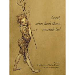 Arthur Rackham Puck Lord, was täuscht CC0950 Small Poster