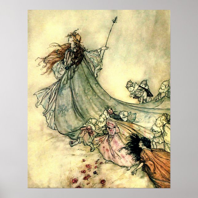 Arthur Rackham's Fairy Queen Poster (Vorne)