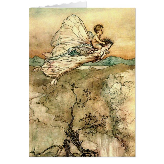 Arthur Rackhams Feen im Flug (Vorne)