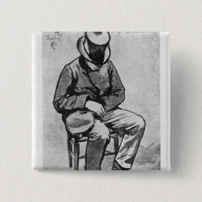 Arthur Rimbaud Button (Vorderseite)