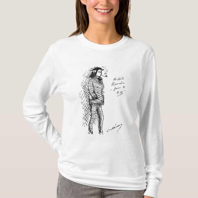 Arthur Rimbaud im Juni 1872 T-Shirt (Vorderseite)