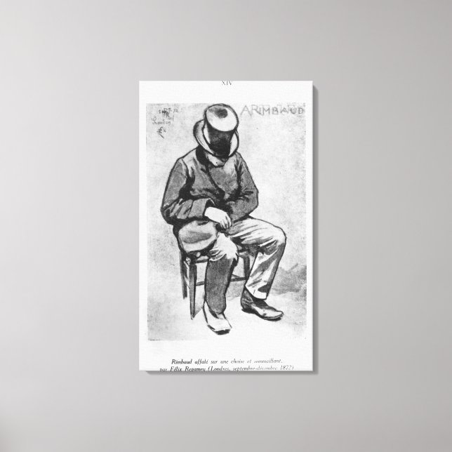 Arthur Rimbaud Leinwanddruck (Vorderseite)