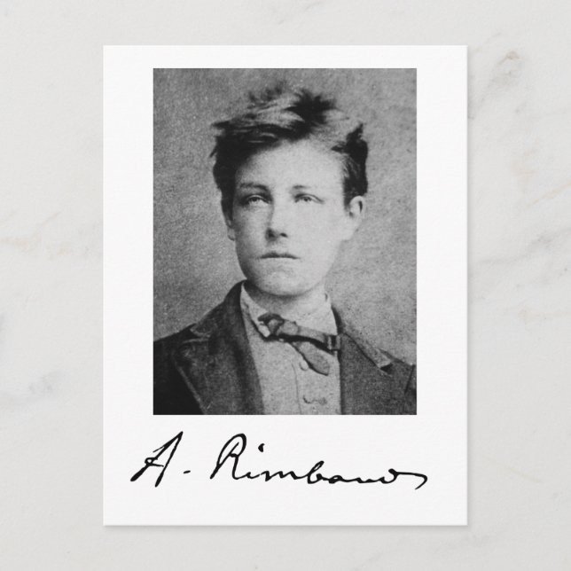 Arthur Rimbaud Postkarte (Vorderseite)