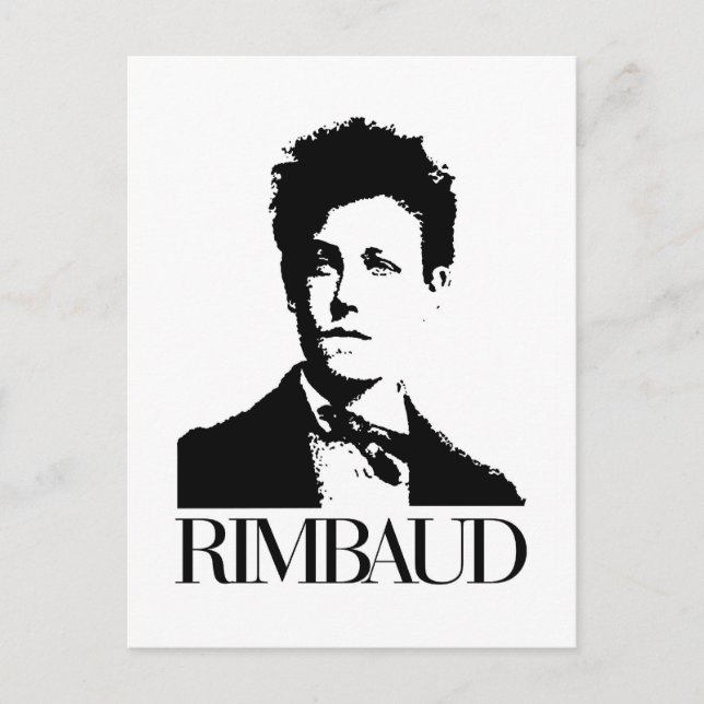 Arthur Rimbaud Postkarte (Vorderseite)