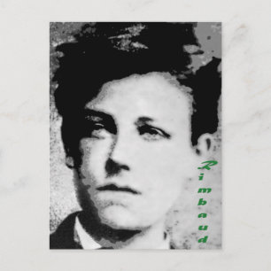 Arthur Rimbaud Postkarte