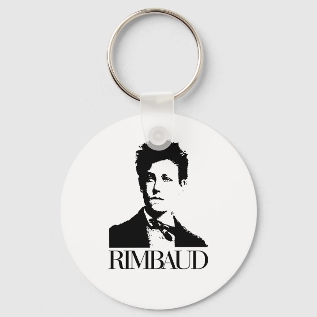 Arthur Rimbaud Schlüsselanhänger (Vorderseite)