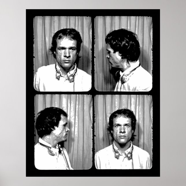 Arthur Russell Mugshot Poster (Vorne)