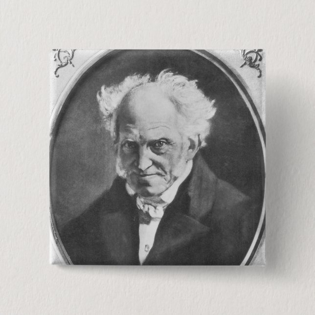 Arthur Schopenhauer Button (Vorderseite)
