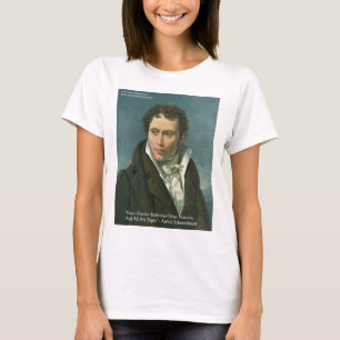 Arthur Schopenhauer "Nationen verspotten" Zitat Ge T-Shirt